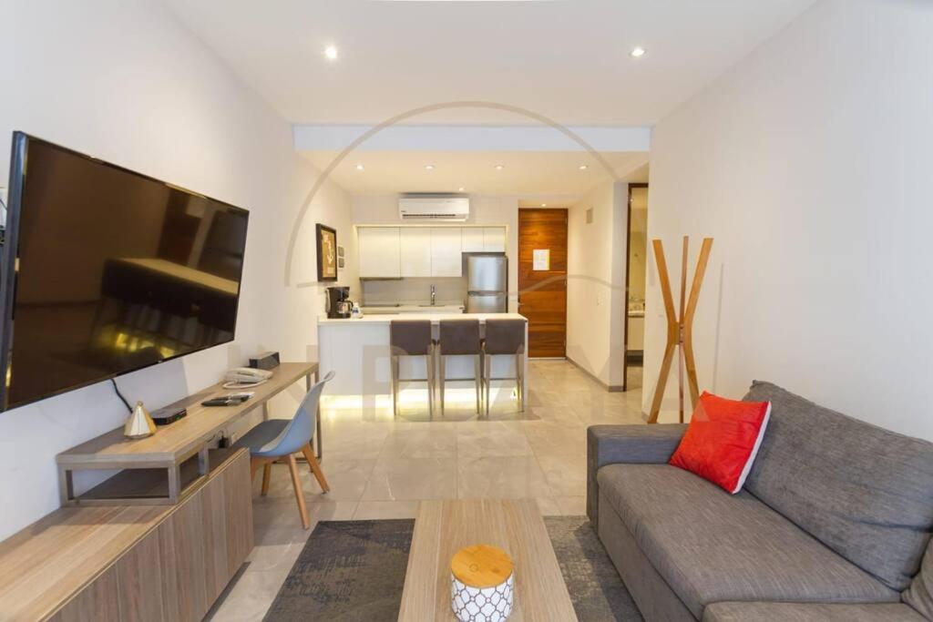 Luxury 1br 100mb Gym Sauna Rooftop Pool Apartamento *